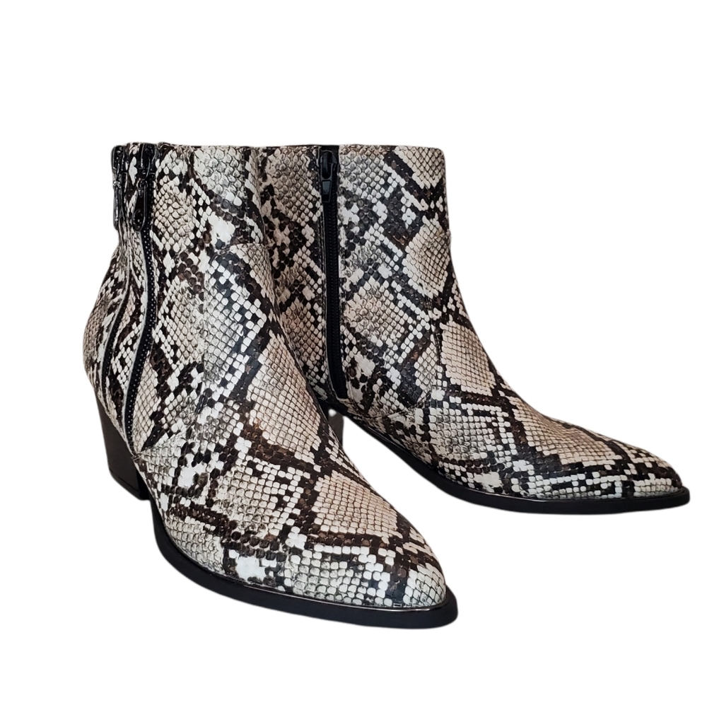 Guess Snake Print Booties - image 4
